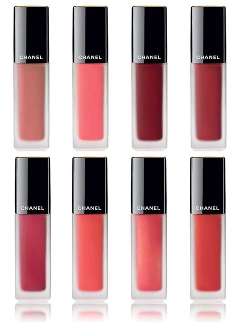 chanel ink allure|allure lip color chart.